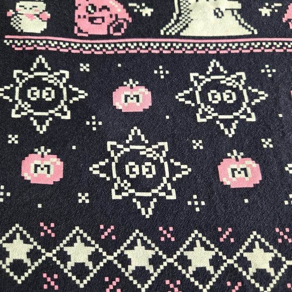 The YETEE Kirby Christmas "Ugly" Sweater Print Shirt - Picture 4 of 4